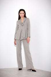 Pantaloni dritti in resca