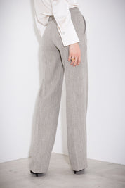 Pantaloni dritti in resca