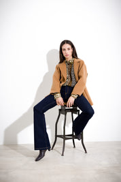 Camicia stampa geometric patch
