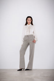 Pantaloni dritti in resca