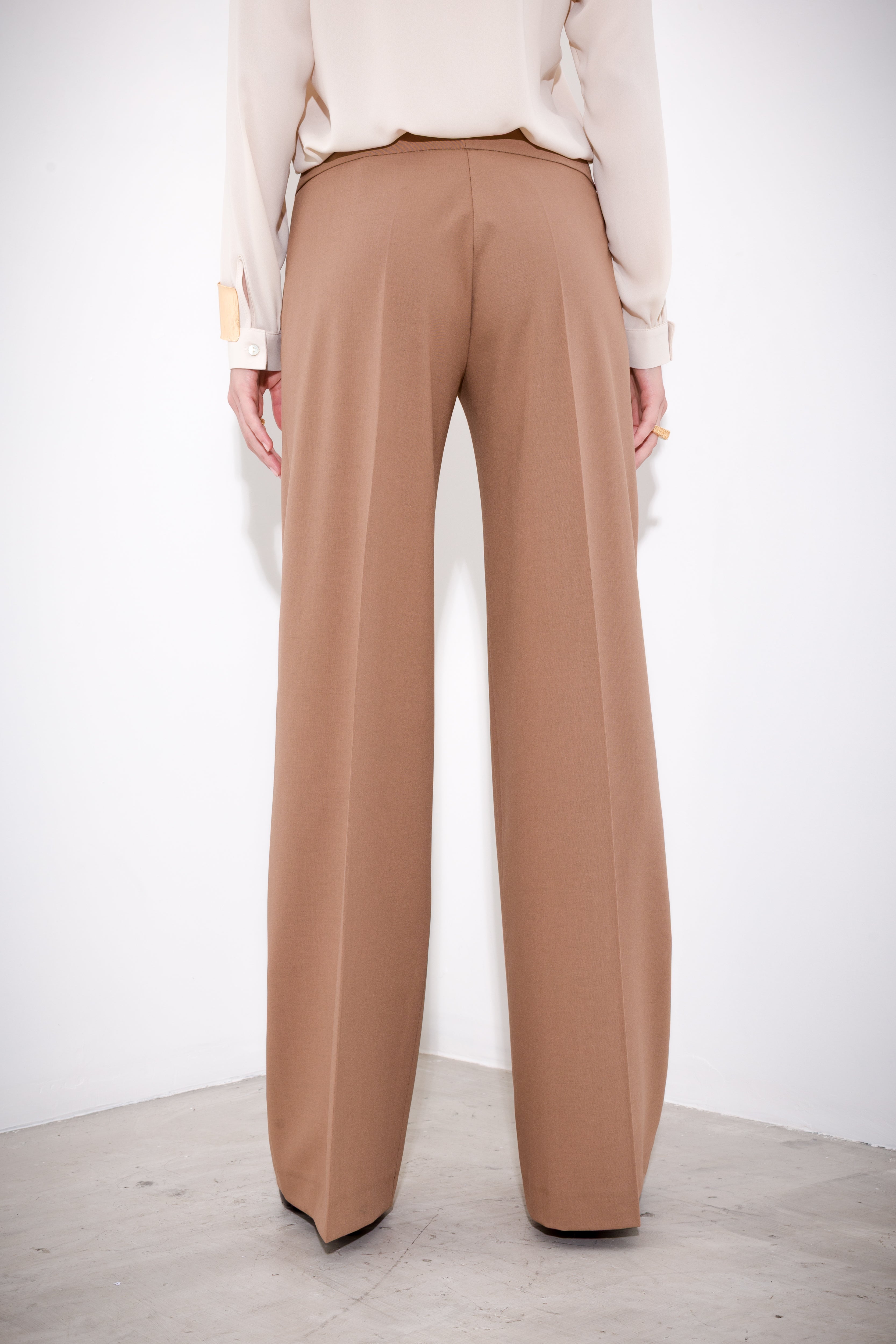 Pantalone in tela lana