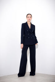 Wool canvas trousers