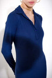 Jersey shirt dress