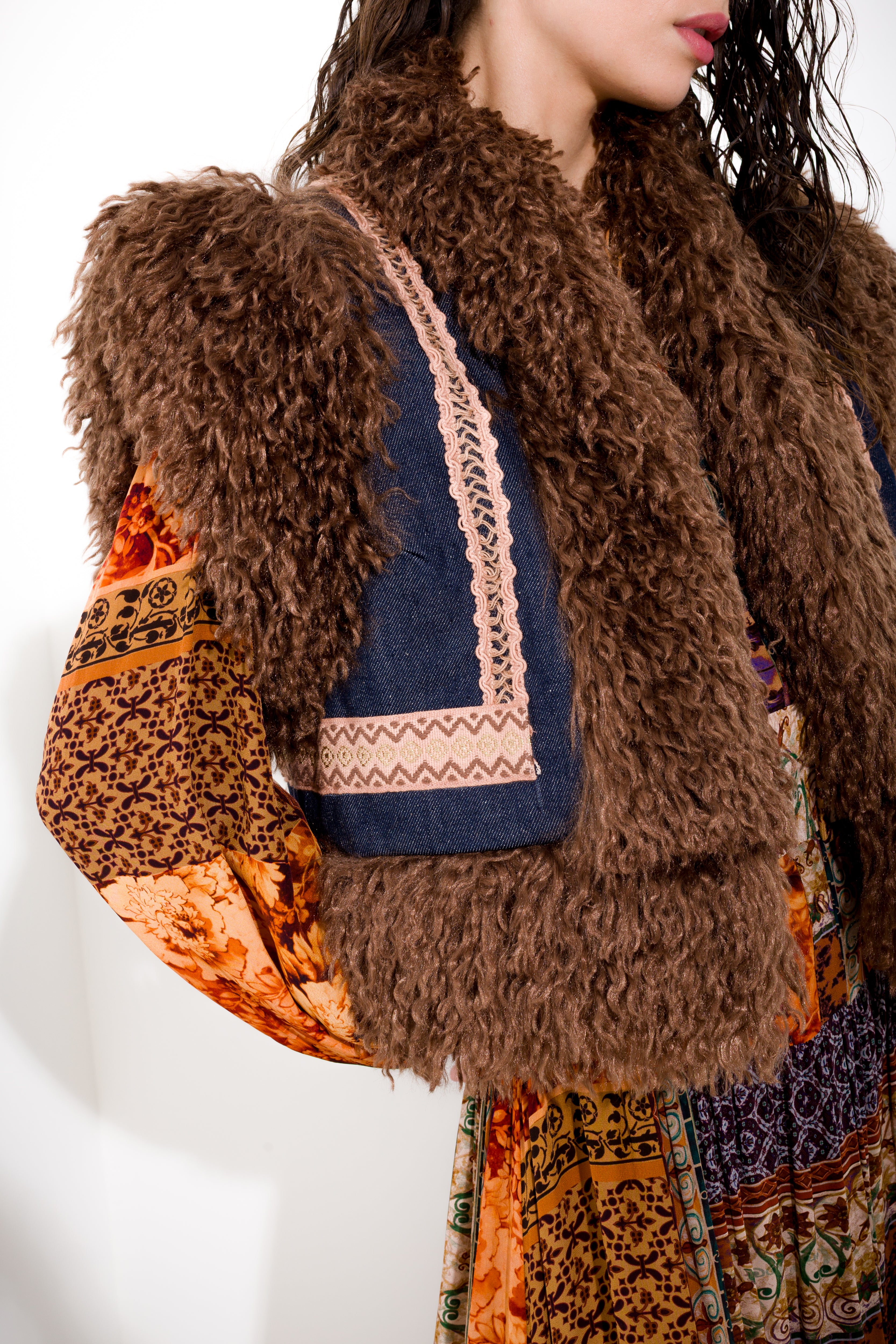 K KULTURE Sleeveless Denim Vest
