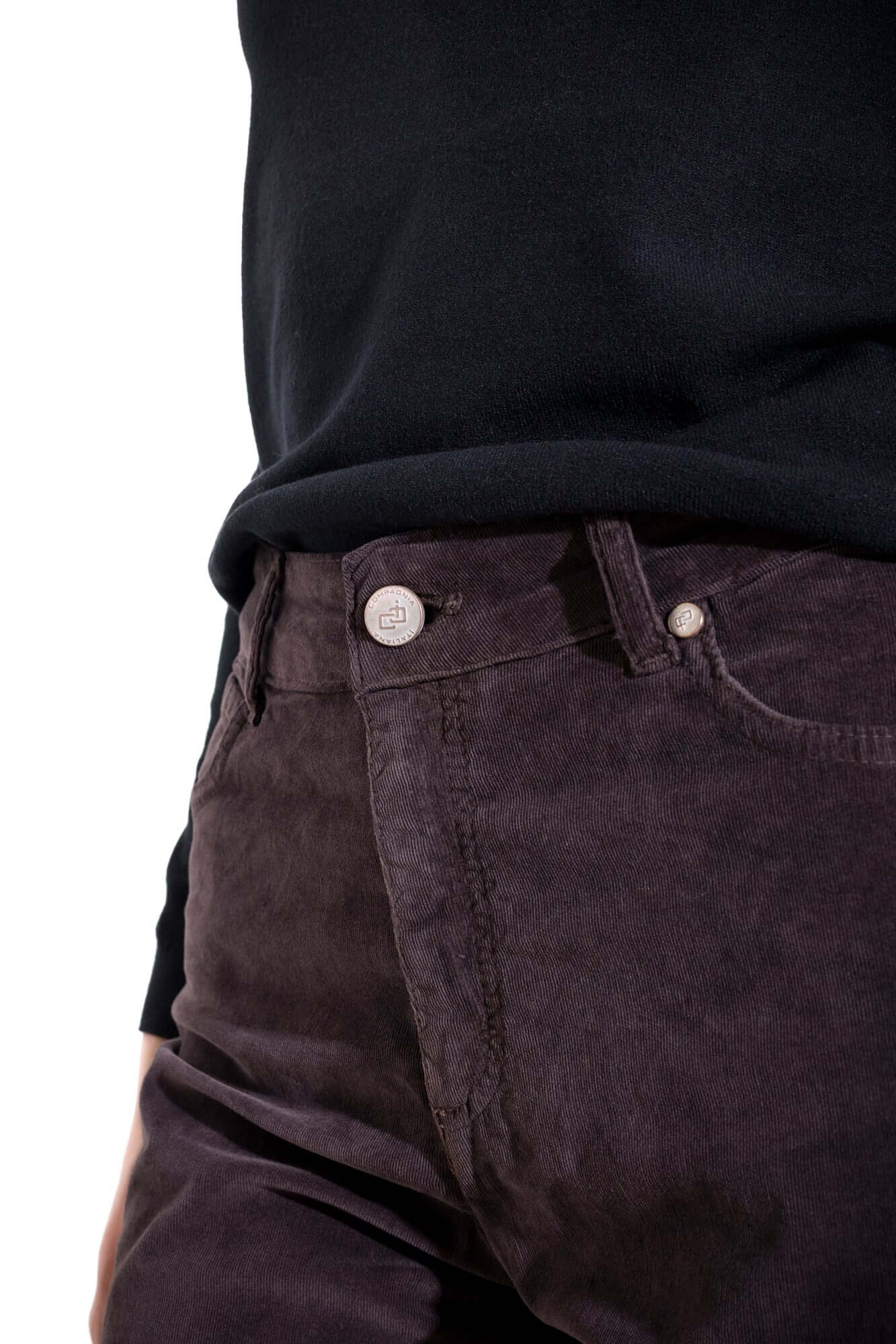 Pantalone gamba dritta in velluto - Compagnia Italiana