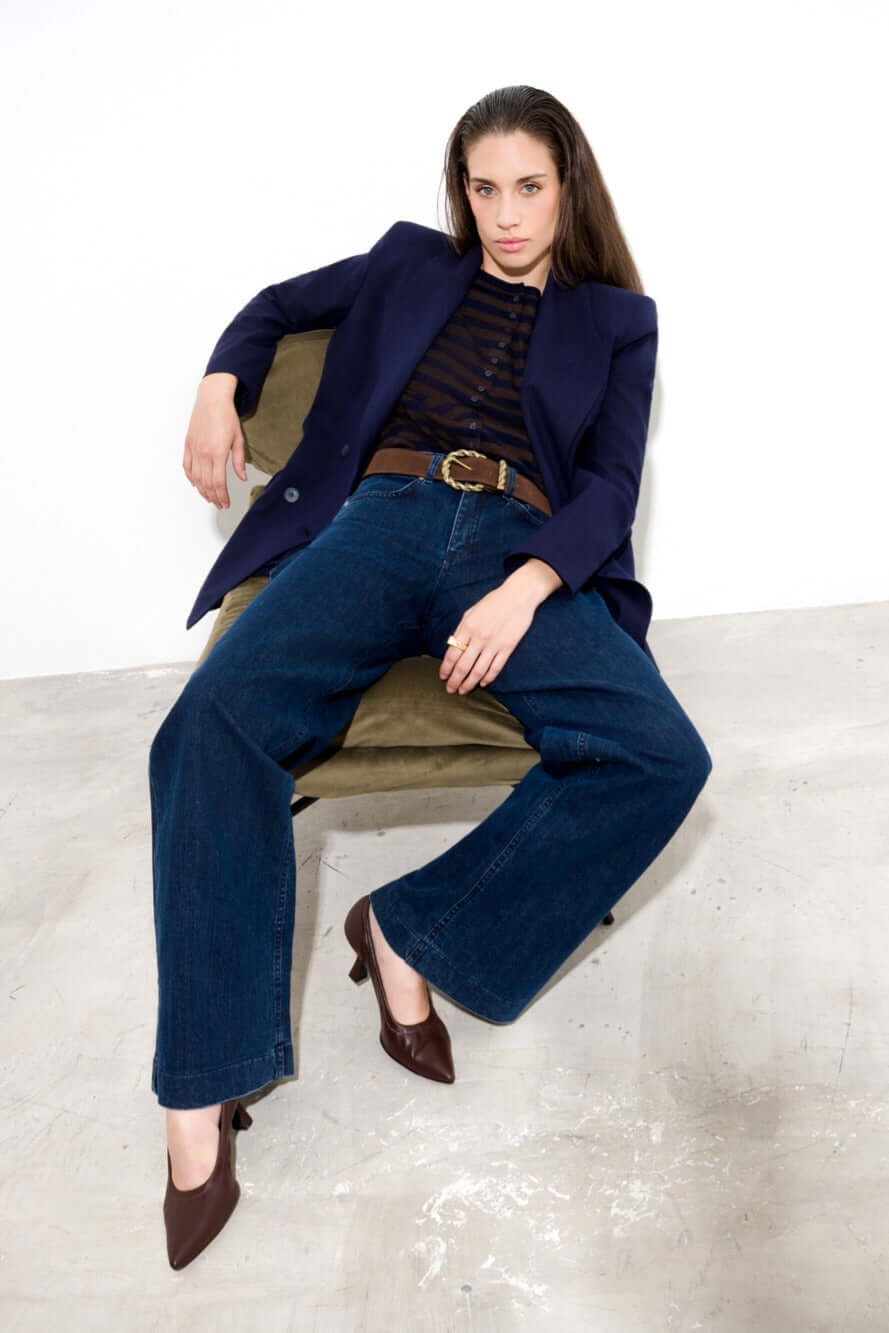 Pantalone in denim in cotone - Compagnia Italiana