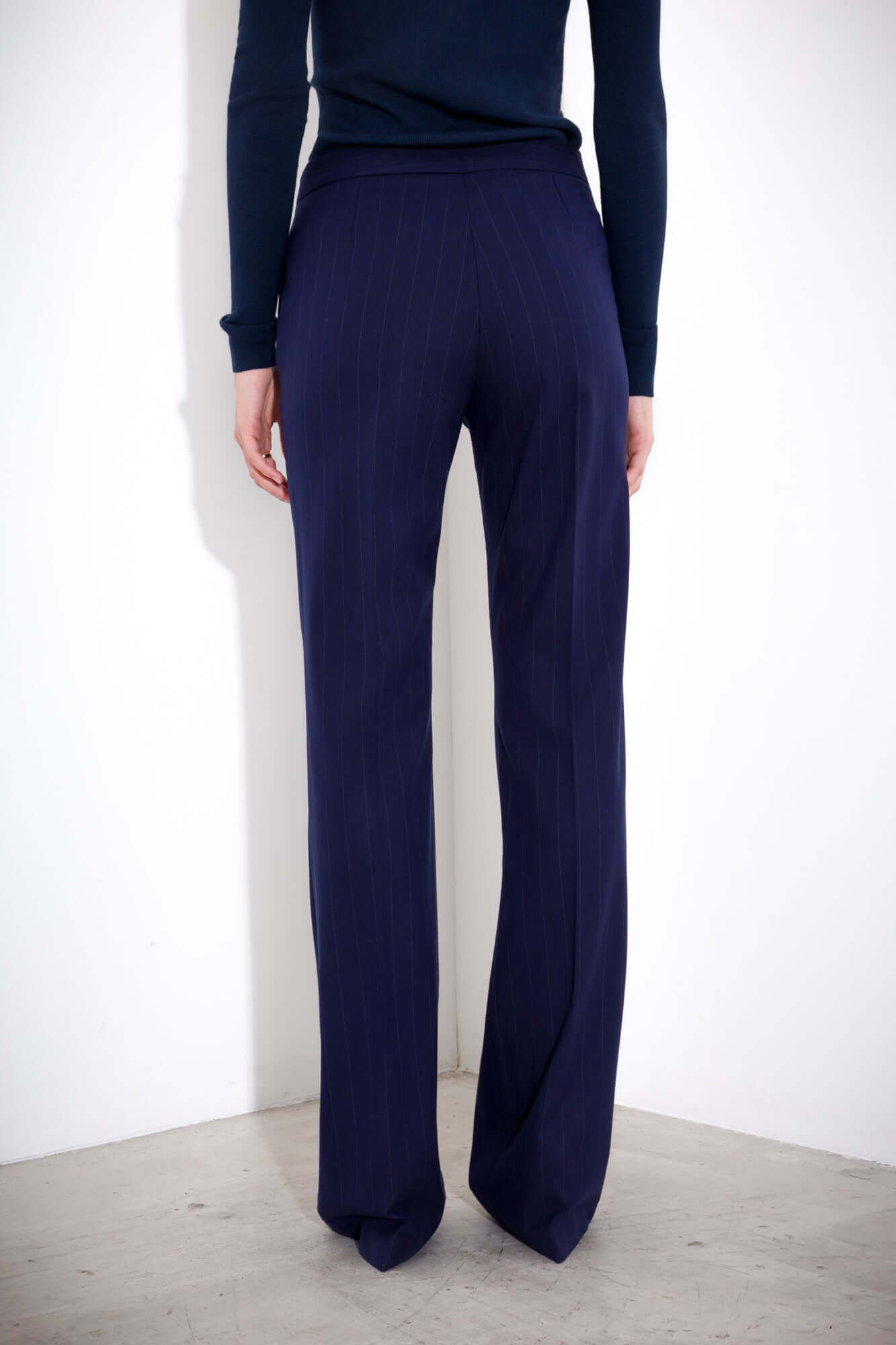 Pantalone flare gessato - Compagnia Italiana