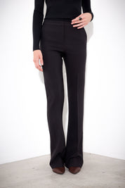 Technical flared trousers