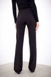 Technical flared trousers