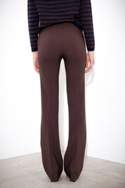 Technical flared trousers