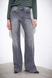 Cotton denim trousers