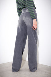 Cotton denim trousers
