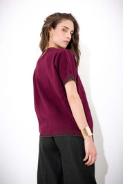 Maglia mezza manica in cachemire - Compagnia Italiana