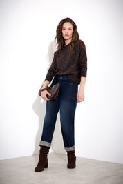 Maglia over in viscosa lurex - Compagnia Italiana