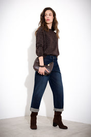 Maglia over in viscosa lurex - Compagnia Italiana