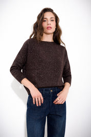 Maglia over in viscosa lurex - Compagnia Italiana