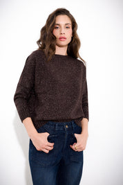 Maglia over in viscosa lurex - Compagnia Italiana