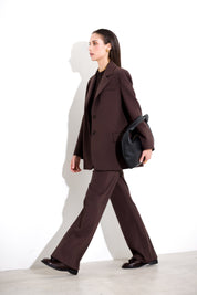 Wool canvas trousers