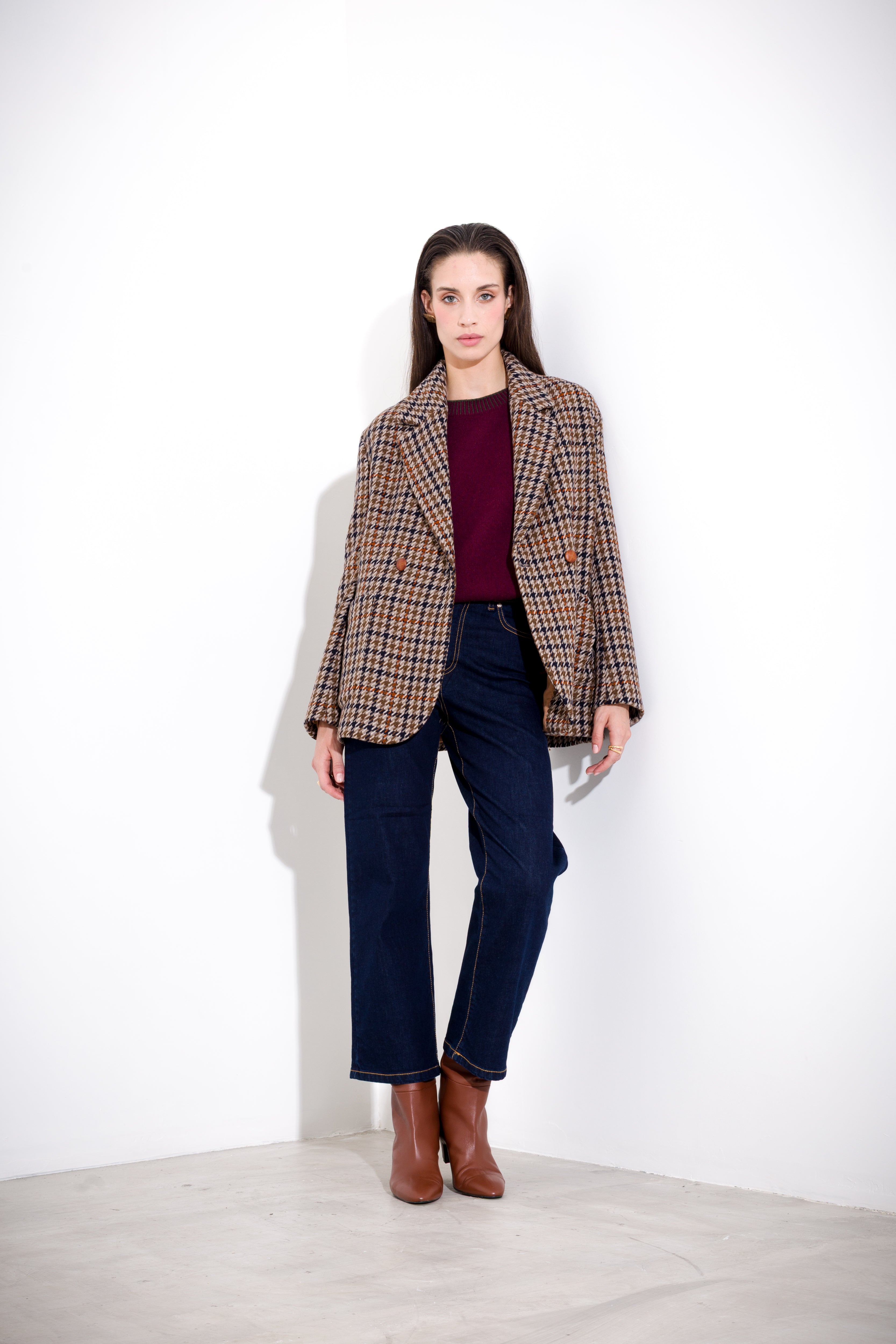 Houndstooth jacket
