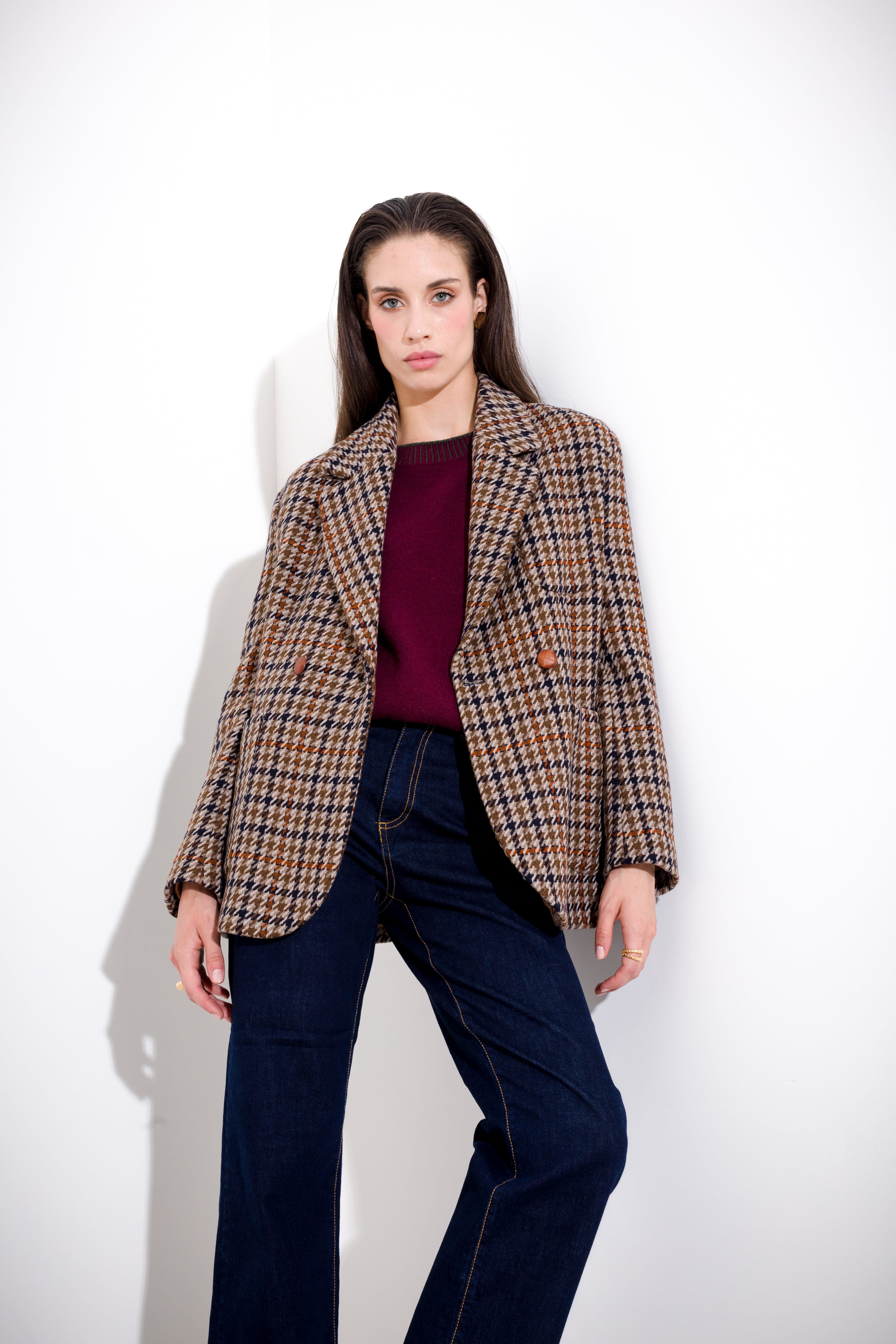 Houndstooth jacket