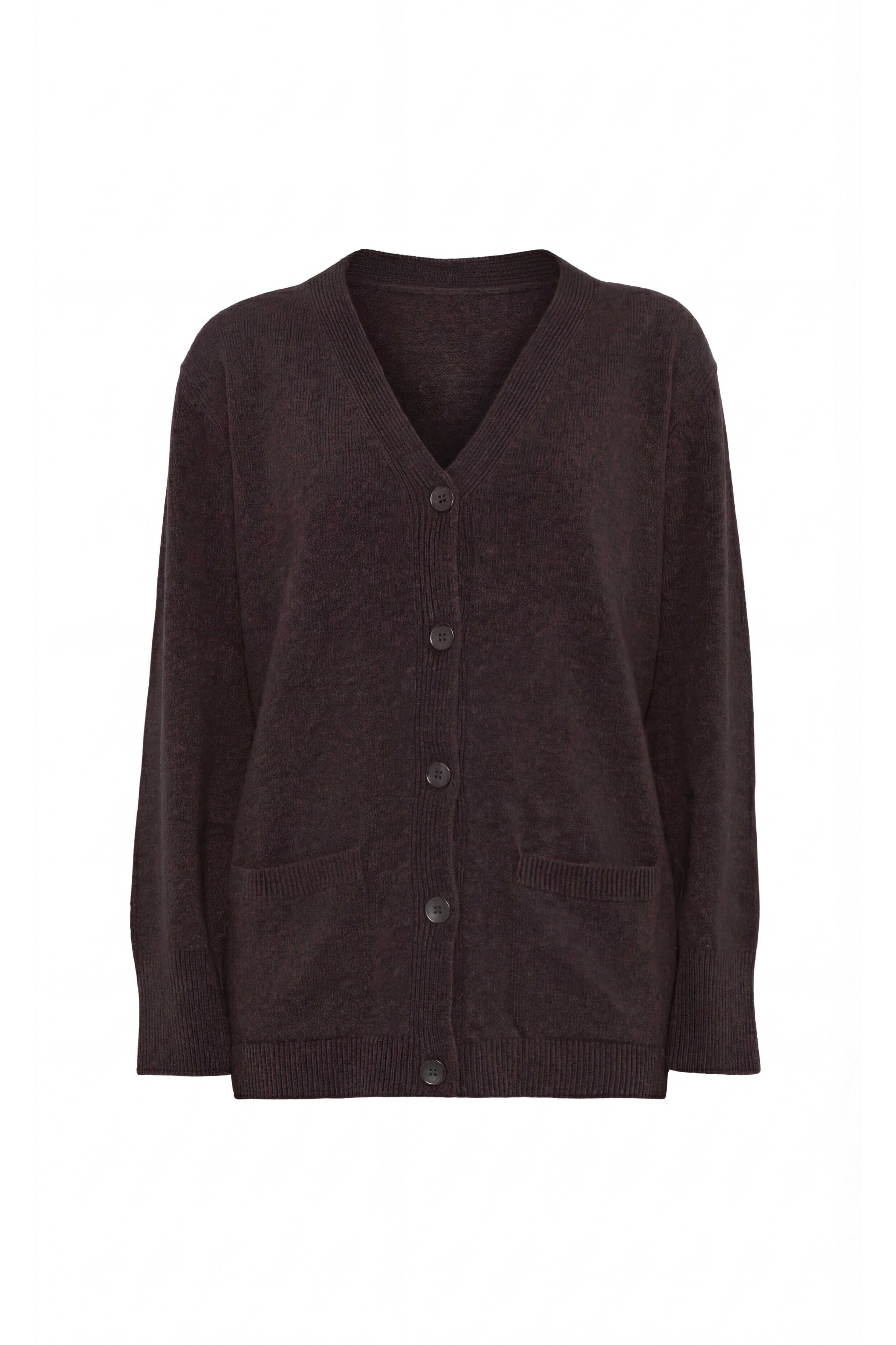 Cardigan lungo in cachemire blend