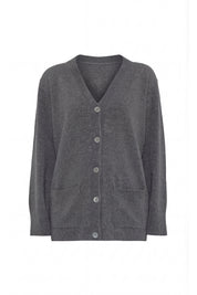 Cardigan lungo in cachemire blend