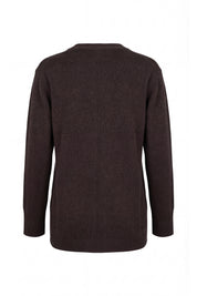 Cardigan lungo in cachemire blend