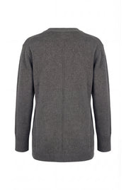 Cardigan lungo in cachemire blend