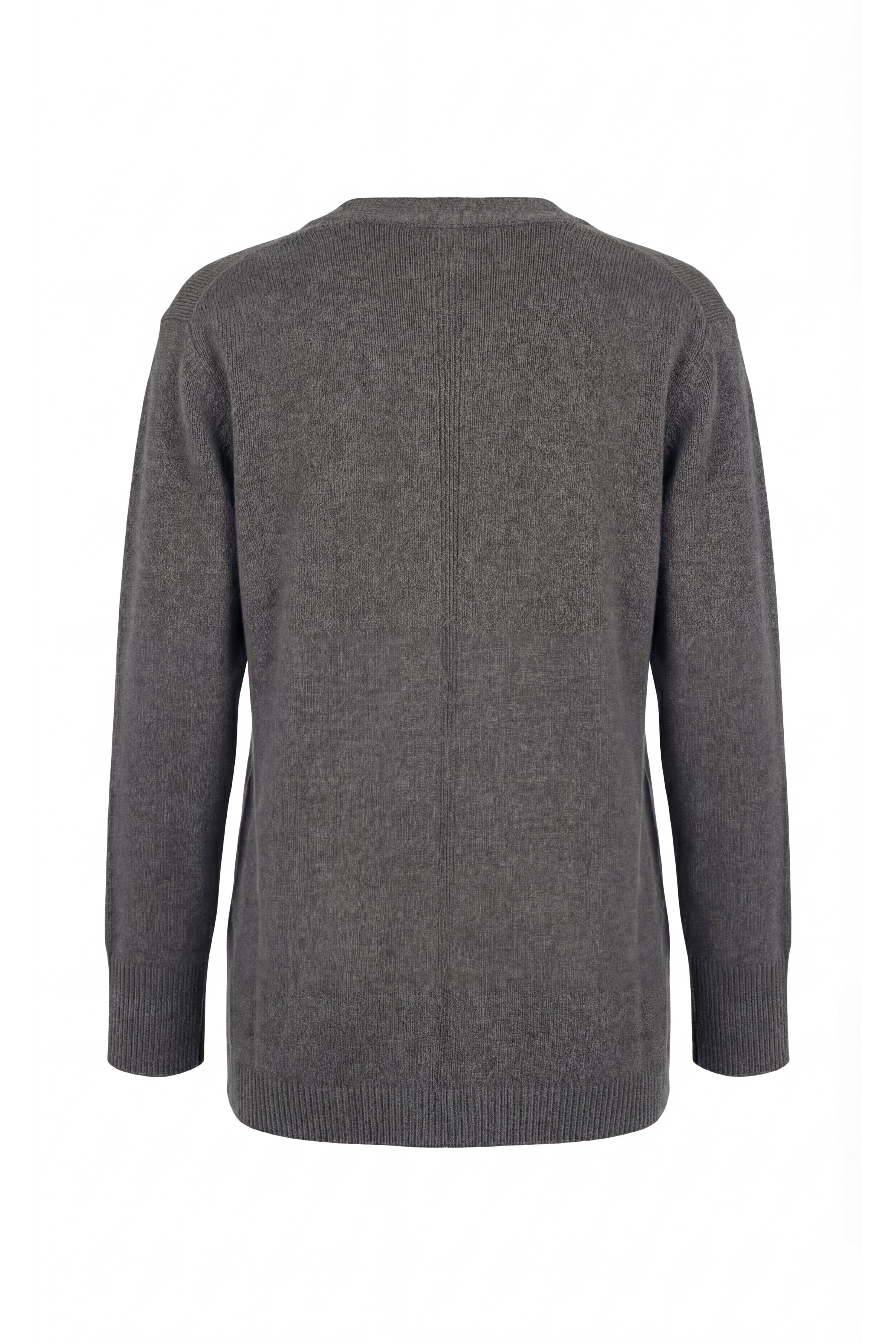 Cardigan lungo in cachemire blend