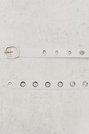 Crocodile print belt