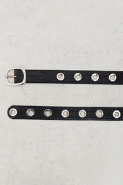 Crocodile print belt