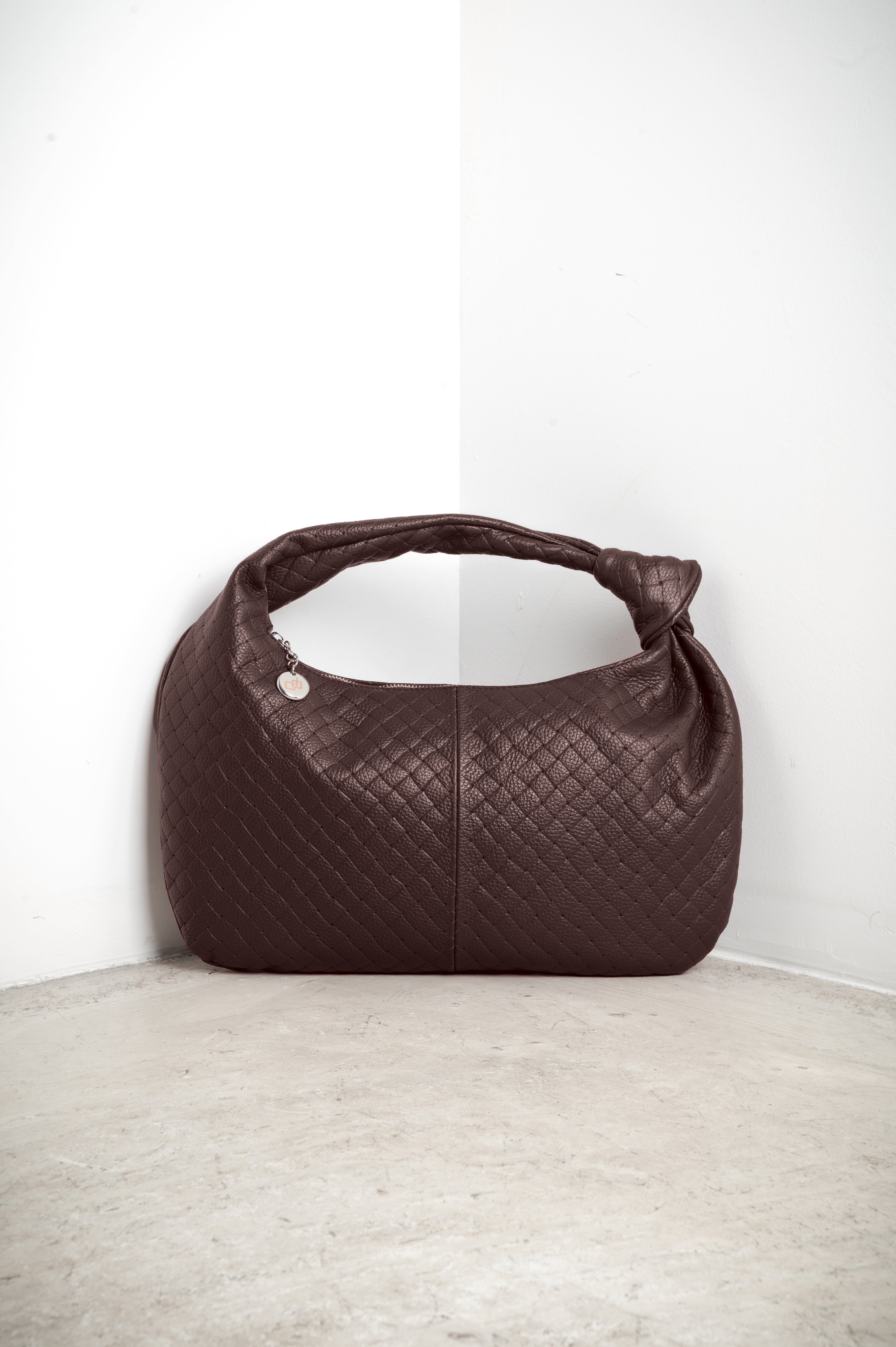 Borsa pelle intrecciata - Compagnia Italiana