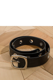 Crocodile print belt