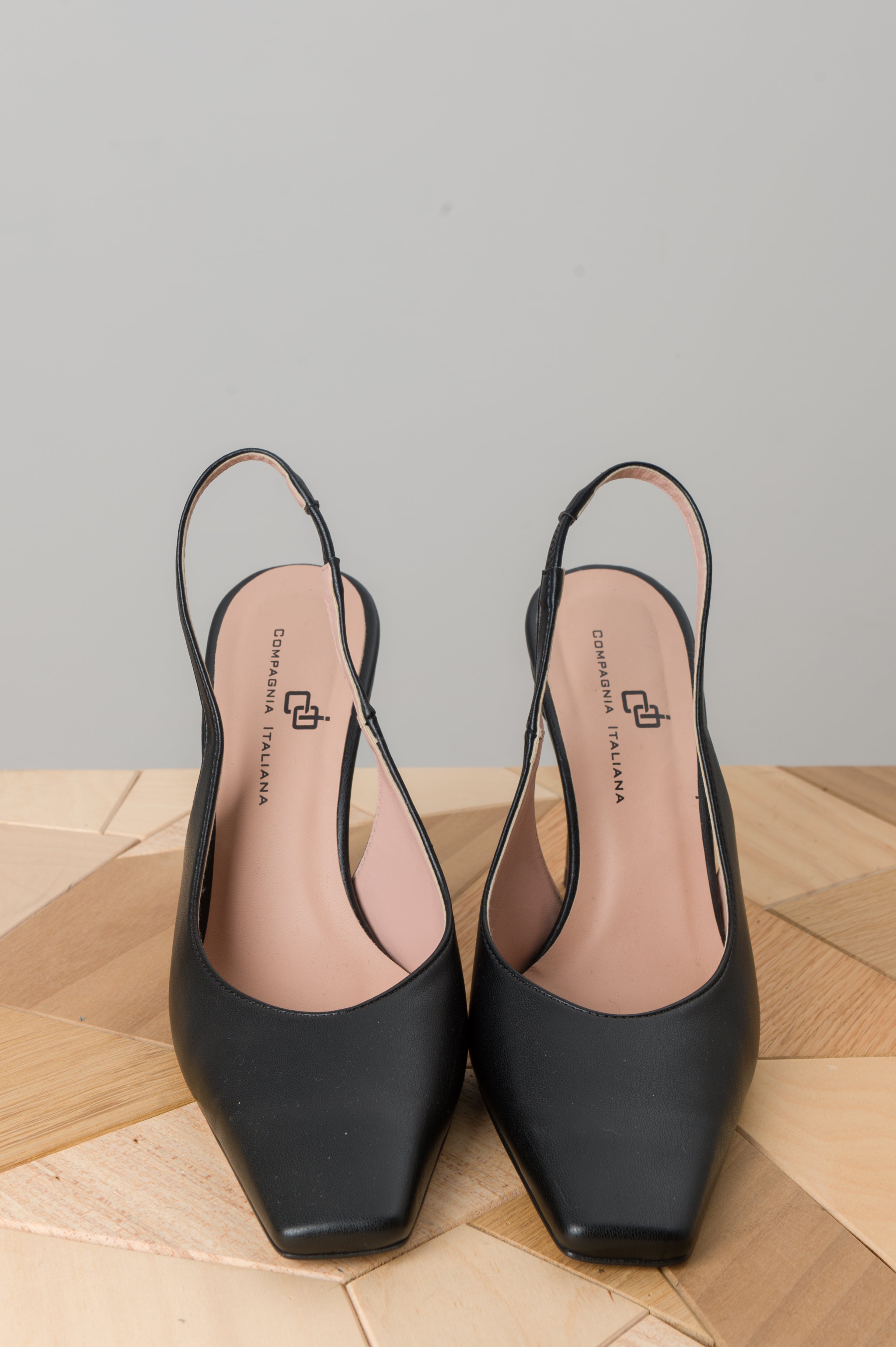 Slingback punta quadrata - Compagnia Italiana