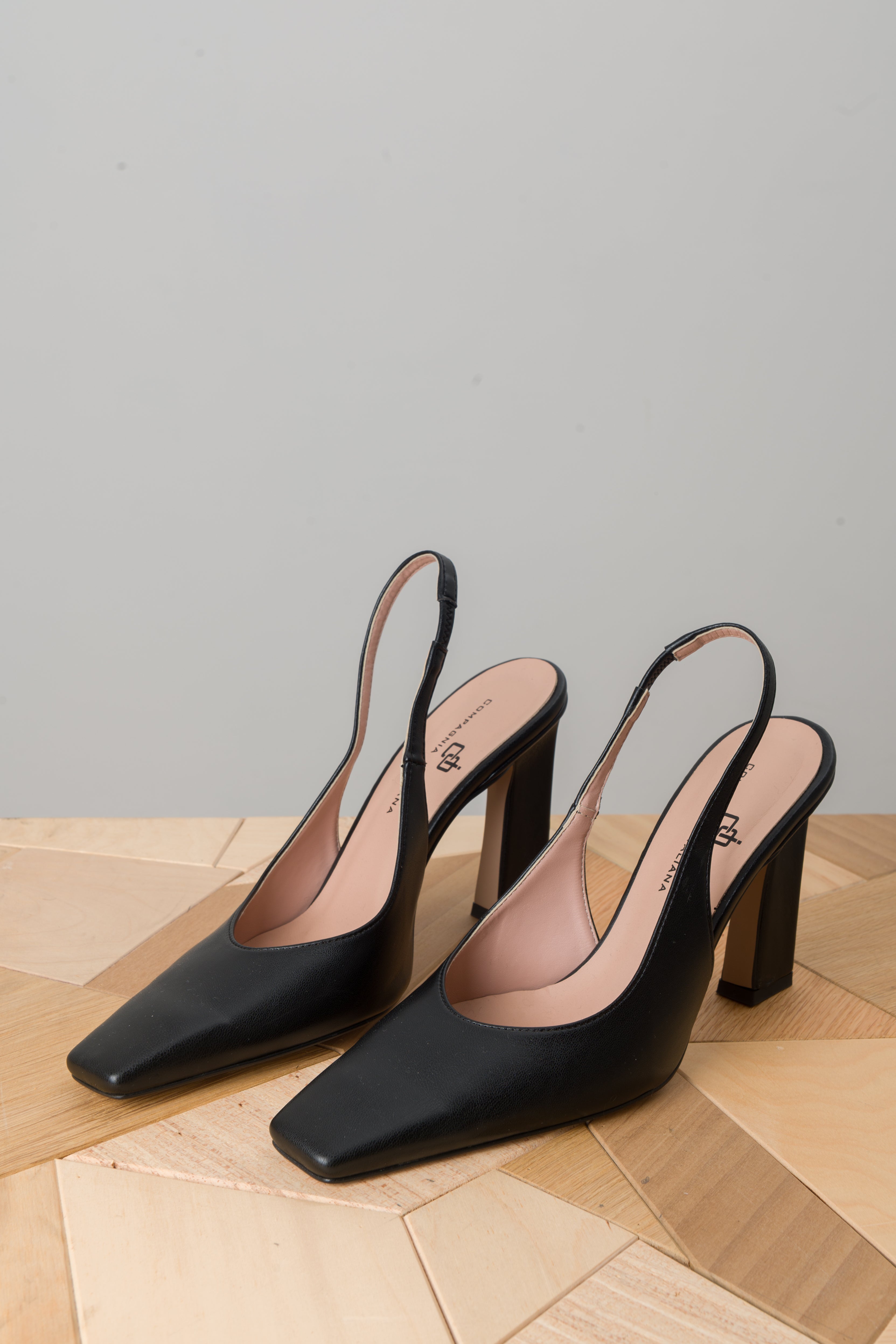 Slingback punta quadrata - Compagnia Italiana