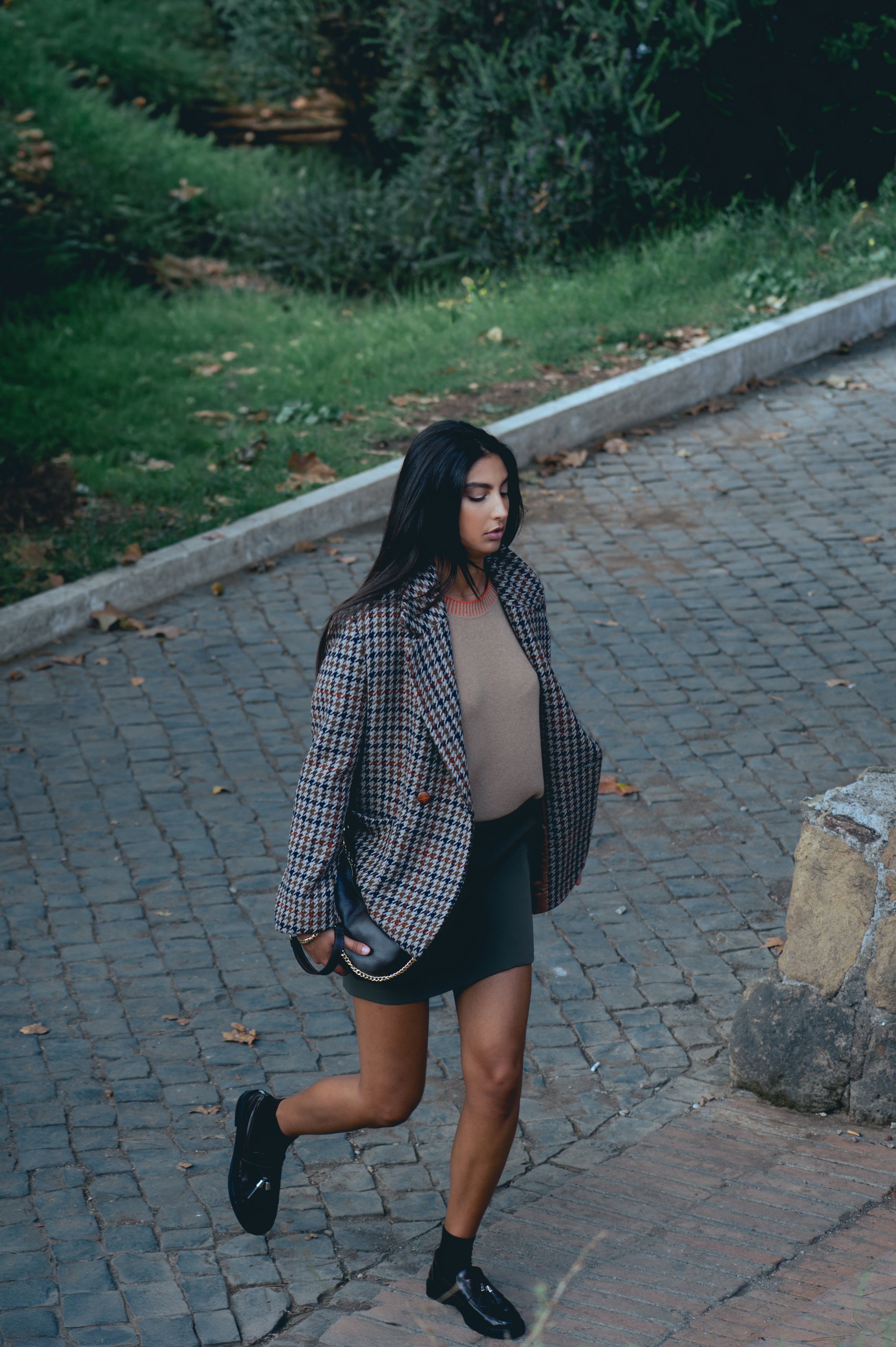 Houndstooth jacket