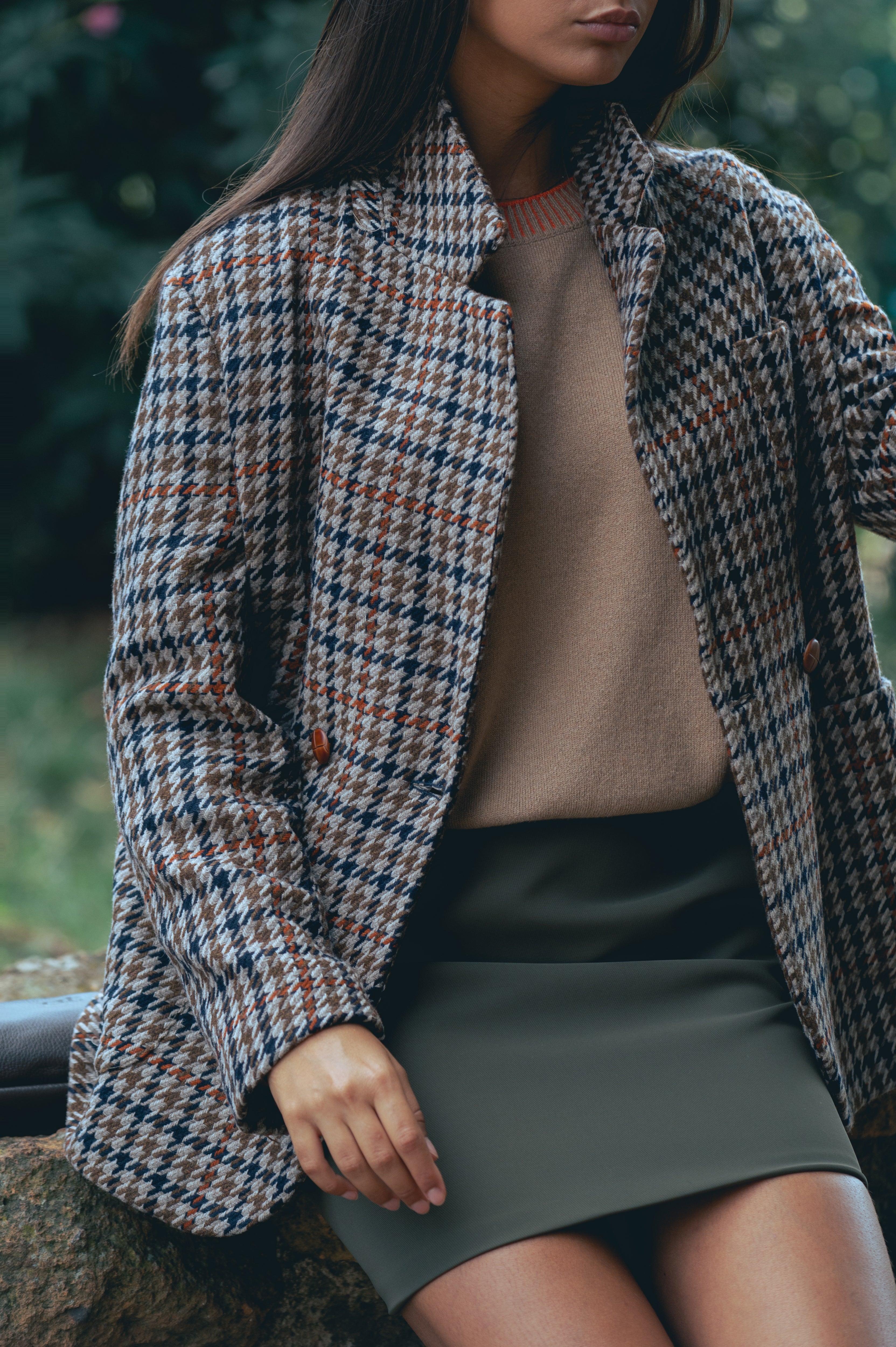 Houndstooth jacket