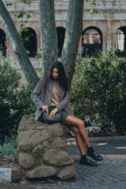 Short flowing skirt