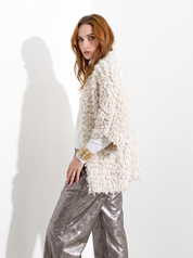 Cardigan in maglia bouclé - Cardigan in maglia bouclé