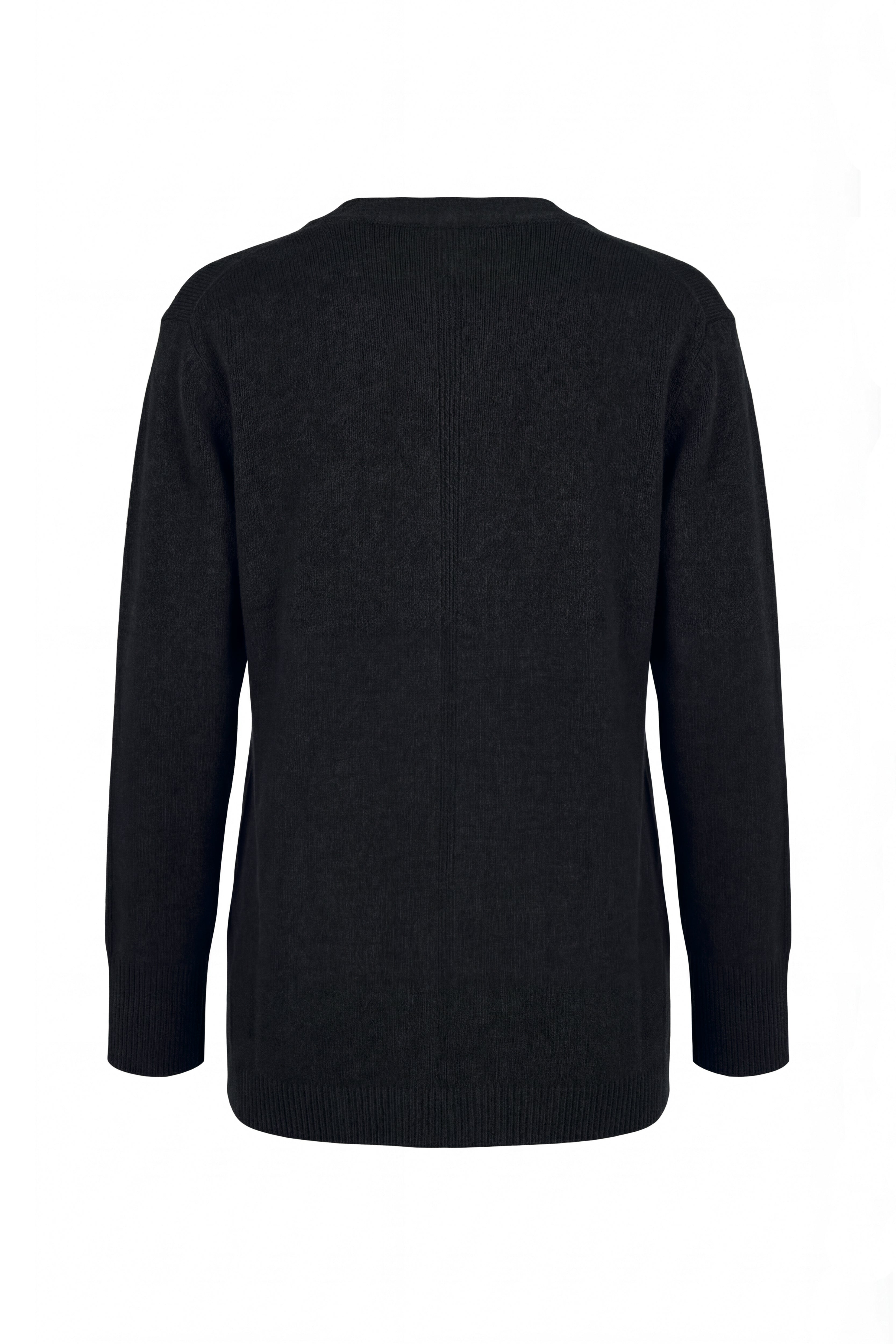 Cardigan lungo in cachemire blend