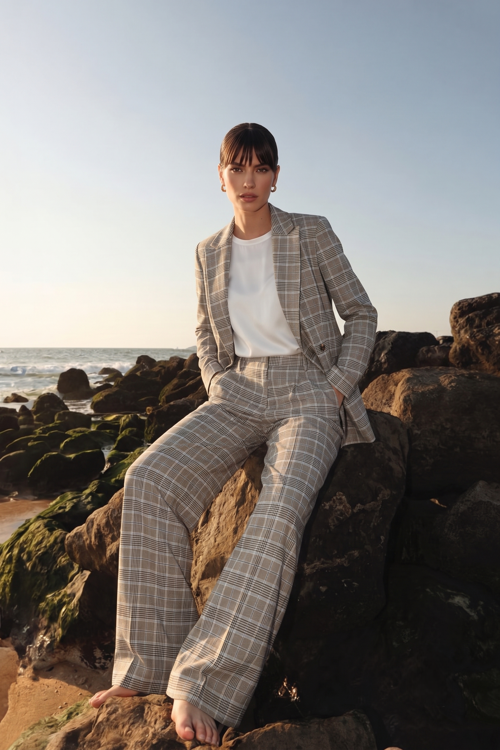 Pantalone stampa galles