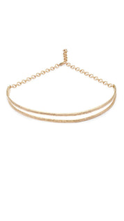 Golden lapilli choker