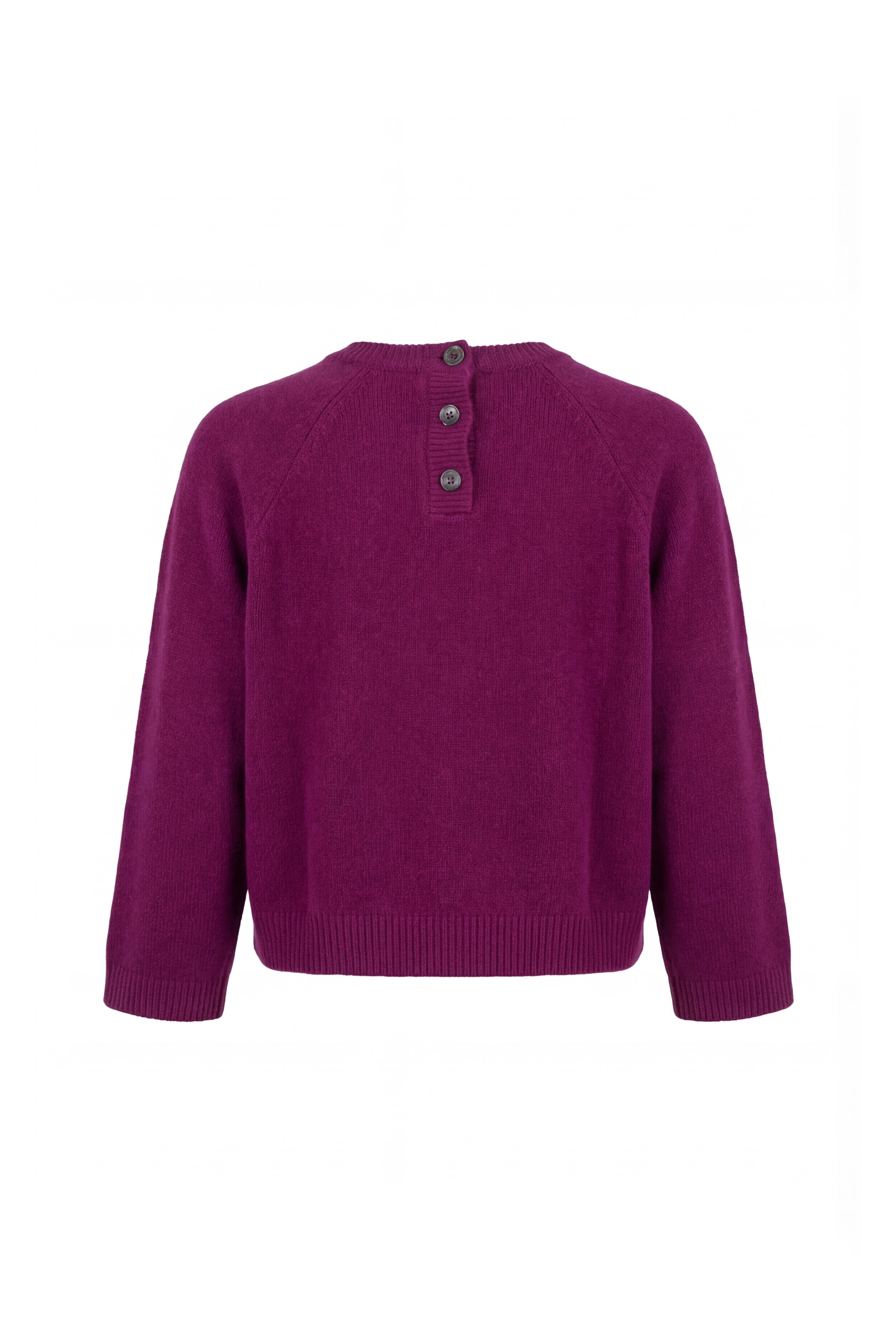 Maglia girocollo in cachemire blend