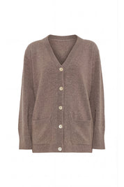 Cardigan lungo in cachemire blend