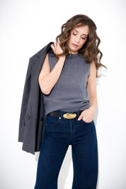 Belt with logo