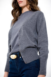 Cardigan in maglia lana e cachemire