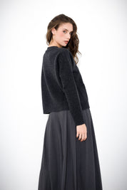 Maglia in pura lana melange FRIENDLY SWEATER