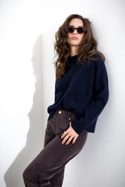Maglia in pura lana melange  FRIENDLY SWEATER