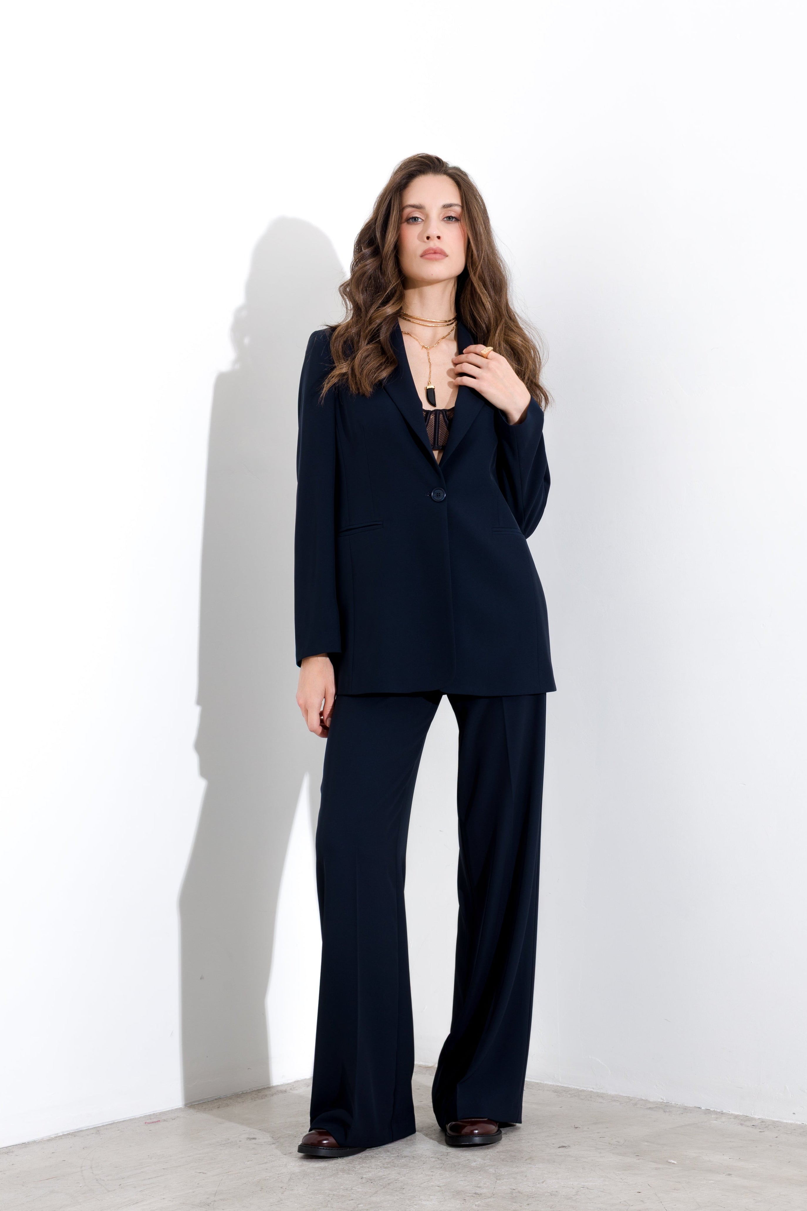 Flowing wide leg trousers