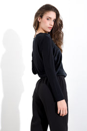Viscose silk sweater